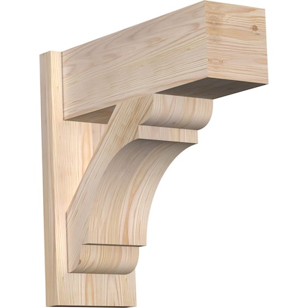 Ekena Millwork Olympic Block Smooth Outlooker, Douglas Fir, 7 1/2"W x 20"D x 20"H OUT08X20X20OLY05SDF